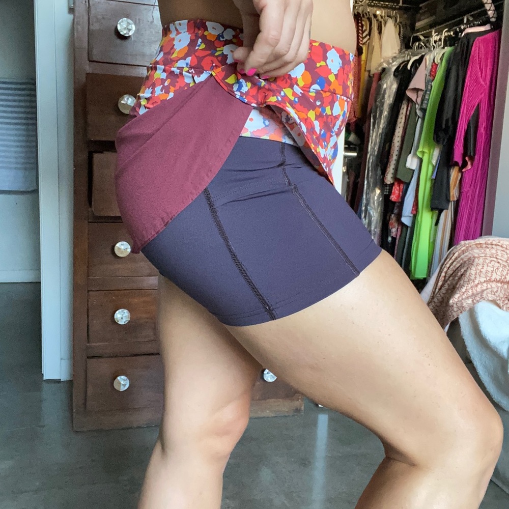 Outdoor Voices Floral Tennis Skirts